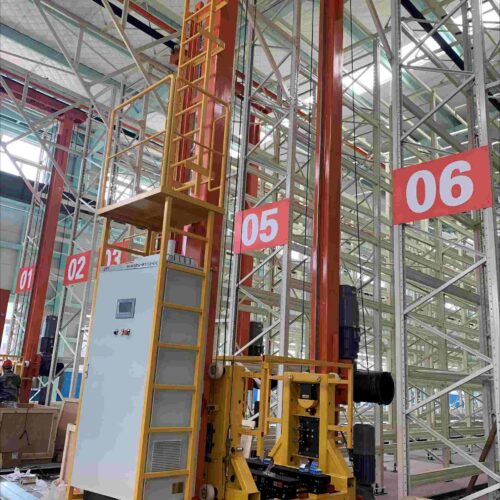 Vertical pallet stacker